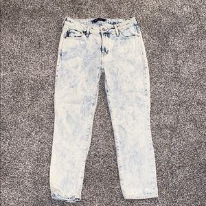 GAP Jeans Womens 4/27 Reg Bleach Wash Boyfriend Denim Stretch